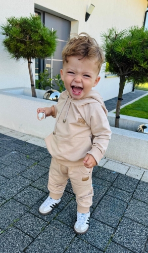 Dres dla chłopca uszy misia
